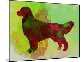 Golden Retriever-NaxArt-Mounted Art Print