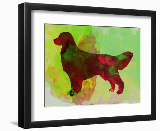 Golden Retriever-NaxArt-Framed Art Print