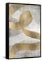 Golden Ribbon 2-Denise Brown-Framed Stretched Canvas