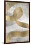 Golden Ribbon 2-Denise Brown-Framed Art Print