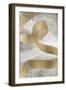 Golden Ribbon 2-Denise Brown-Framed Art Print