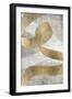 Golden Ribbon 2-Denise Brown-Framed Art Print