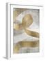 Golden Ribbon 2-Denise Brown-Framed Art Print