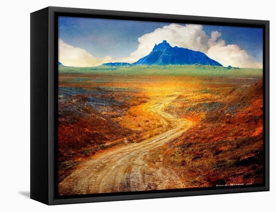 Golden Road II-Chris Vest-Framed Stretched Canvas