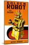 Golden Robot-null-Mounted Poster