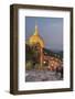 Golden Rock (Kyaiktiyo Pagoda) at Night, a Buddhist Temple in Mon State, Myanmar (Burma), Asia-Matthew Williams-Ellis-Framed Photographic Print