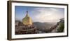 Golden Rock Stupa (Kyaiktiyo Pagoda) at Sunset, Mon State, Myanmar (Burma), Asia-Matthew Williams-Ellis-Framed Photographic Print