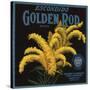 Golden Rod Brand - Escondido, California - Citrus Crate Label-Lantern Press-Stretched Canvas