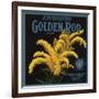 Golden Rod Brand - Escondido, California - Citrus Crate Label-Lantern Press-Framed Art Print