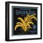 Golden Rod Brand - Escondido, California - Citrus Crate Label-Lantern Press-Framed Art Print