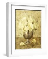 Golden Roses I-John Seba-Framed Art Print