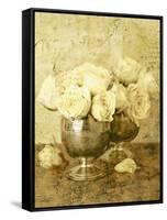 Golden Roses II-John Seba-Framed Stretched Canvas