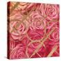 Golden Roses-OnRei-Stretched Canvas