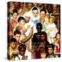 "Golden Rule" (Do unto others), April 1,1961-Norman Rockwell-Stretched Canvas