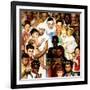 "Golden Rule" (Do unto others), April 1,1961-Norman Rockwell-Framed Giclee Print