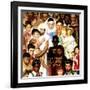 "Golden Rule" (Do unto others), April 1,1961-Norman Rockwell-Framed Premium Giclee Print