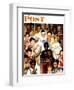 "Golden Rule" (Do unto others) Saturday Evening Post Cover, April 1,1961-Norman Rockwell-Framed Giclee Print