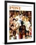 "Golden Rule" (Do unto others) Saturday Evening Post Cover, April 1,1961-Norman Rockwell-Framed Giclee Print