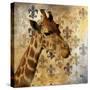 Golden Safari III (Giraffe)-Patricia Pinto-Stretched Canvas