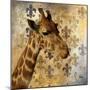 Golden Safari III (Giraffe)-Patricia Pinto-Mounted Art Print