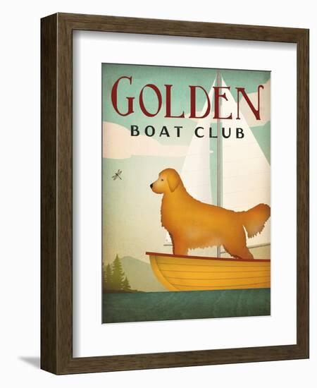 Golden Sail-Ryan Fowler-Framed Art Print