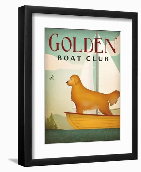 Golden Sail-Ryan Fowler-Framed Art Print