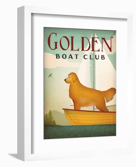 Golden Sail-Ryan Fowler-Framed Art Print