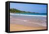 Golden Sands and Blue Waters of the Indian Ocean at Mirissa Beach, South Coast, Sri Lanka, Asia-Matthew Williams-Ellis-Framed Stretched Canvas