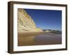 Golden Sands and Steep Stratified Cliffs, Typical of the Atlantic Coastline Near Lagos, Algarve, Po-Stuart Forster-Framed Photographic Print