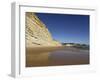 Golden Sands and Steep Stratified Cliffs, Typical of the Atlantic Coastline Near Lagos, Algarve, Po-Stuart Forster-Framed Photographic Print