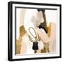 Golden Scatter I-Victoria Borges-Framed Art Print