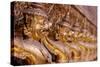 Golden sculptures of Garuda and Naga, Wat Phra Kaew (Temple of the Emerald Buddha), Bangkok-Godong-Stretched Canvas