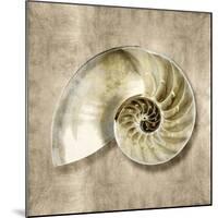 Golden Sea Life IV-Caroline Kelly-Mounted Art Print