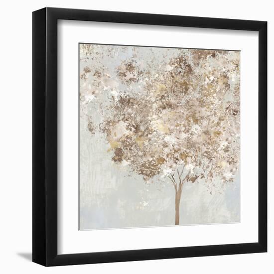 Golden Shimmering Tree-Allison Pearce-Framed Art Print