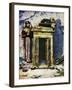 Golden Shrine in the Antechamber of Tutankhamun's Tomb, Egypt, 1933-1934-Harry Burton-Framed Giclee Print