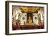 Golden Sitting Buddhist Statue-Charlie-Framed Photographic Print