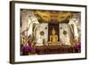 Golden Sitting Buddhist Statue-Charlie-Framed Photographic Print