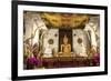 Golden Sitting Buddhist Statue-Charlie-Framed Photographic Print