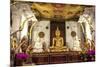 Golden Sitting Buddhist Statue-Charlie-Mounted Photographic Print