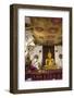 Golden Sitting Buddhist Statue-Charlie-Framed Photographic Print