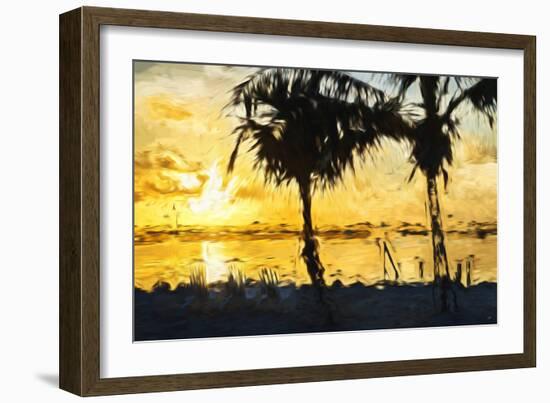 Golden Sky - In the Style of Oil Painting-Philippe Hugonnard-Framed Giclee Print