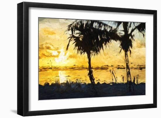 Golden Sky - In the Style of Oil Painting-Philippe Hugonnard-Framed Giclee Print