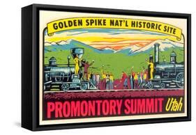 Golden Spike, Promontory Summit-null-Framed Stretched Canvas