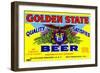 Golden State Beer-null-Framed Art Print