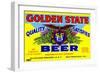 Golden State Beer-null-Framed Art Print