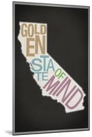 Golden State of Mind-null-Mounted Art Print