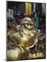 Golden Statue of a Reclining Laughing Buddha, Hangzhou, Zhejiang Province, China-Kober Christian-Mounted Premium Photographic Print