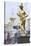 Golden Statue of Hermes (Mercury)-Peter Barritt-Stretched Canvas