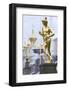 Golden Statue of Hermes (Mercury)-Peter Barritt-Framed Photographic Print