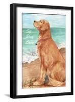 Golden Stay Love-Melinda Hipsher-Framed Giclee Print